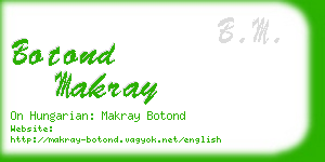 botond makray business card
